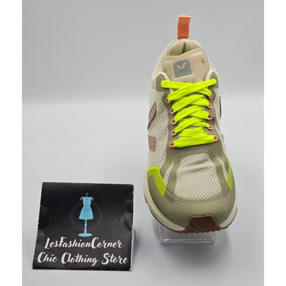 VEJA Women's Natural Babe Jaune Fluo Condor 2 Alveomesh  Running Shoes Sz 10 251 - Picture 14 of 16